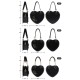 Sheep Puff Cookie Heart Matte Edition Bags(Reservation/5 Colours/3 Sizes/Full Payment Without Shipping)